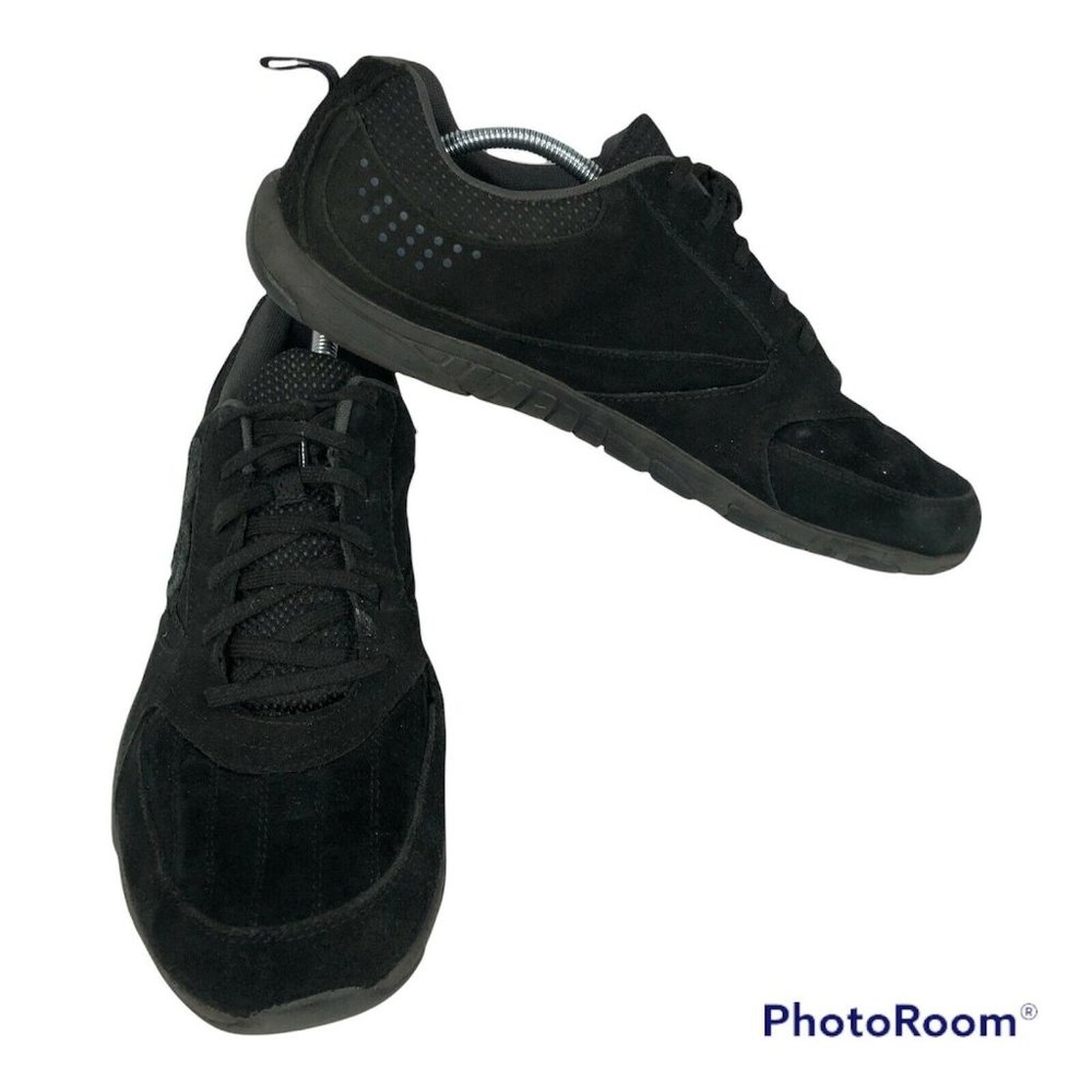 Merrell Mens Size 12 Black Suede Air Cushioned Low Top Shoes J129939C Lace Up